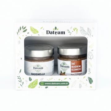 Bademella 220 Gr & İri Badem Ezmesi 220 Gr Paketi 440gr