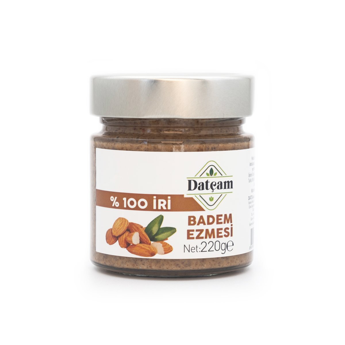 % 100 İri Badem Ezmesi Şekersiz