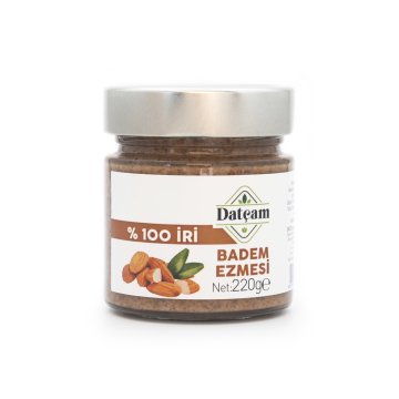 % 100 İri Badem Ezmesi Şekersiz