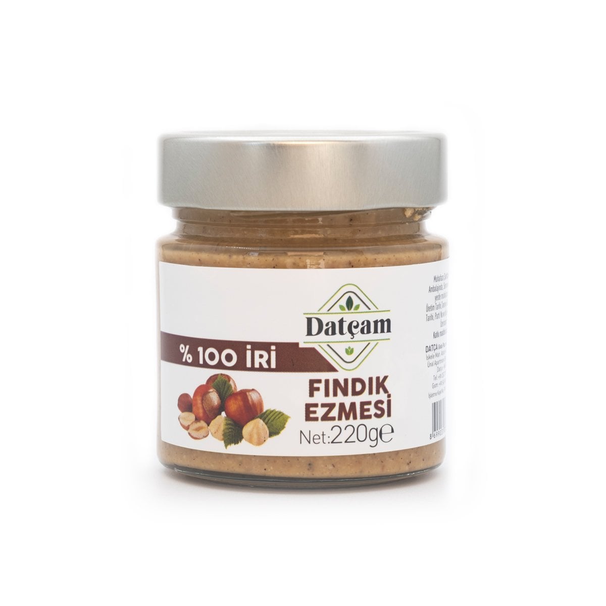 %100 İri Fındık Ezmesi 220gr