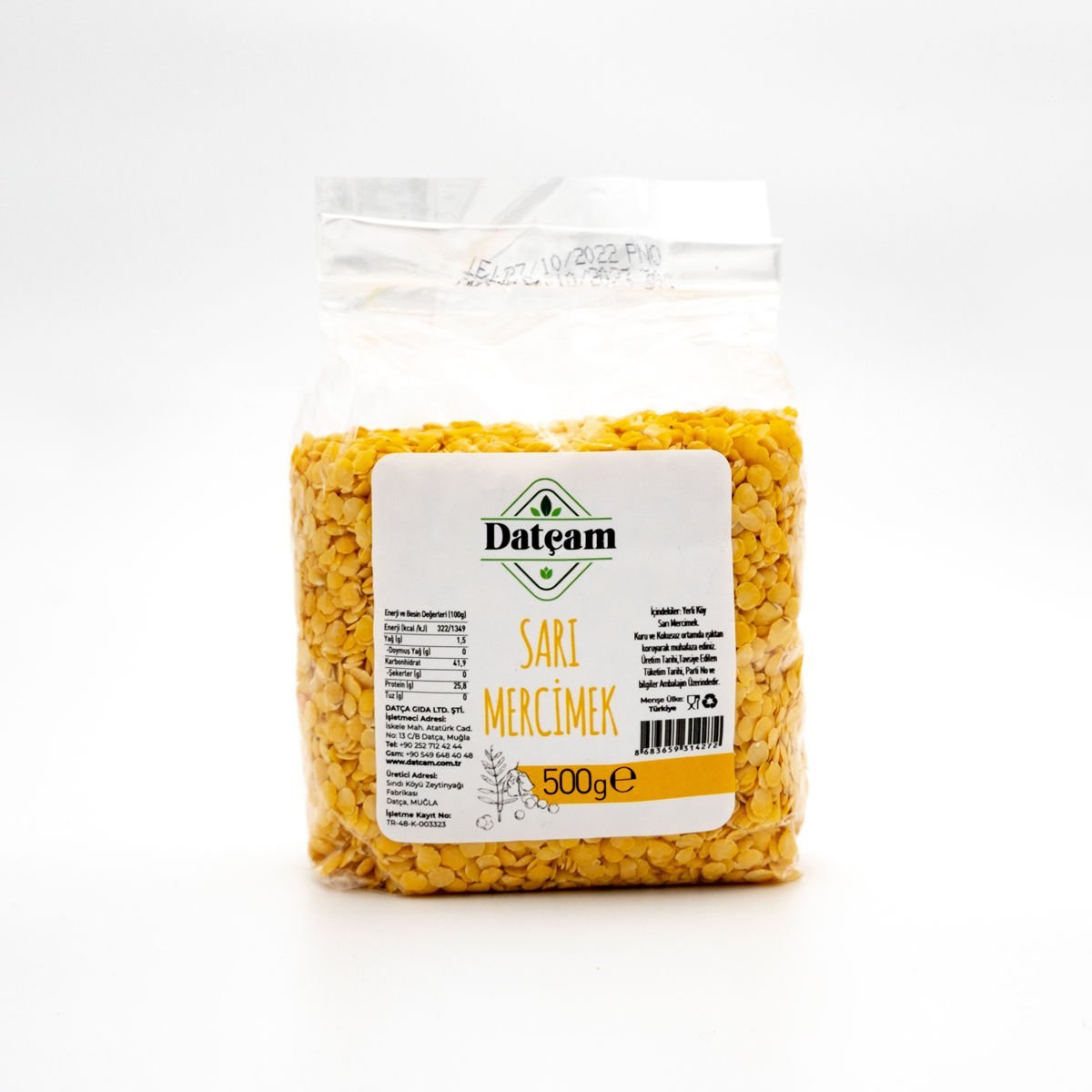 Sarı Mercimek 500gr