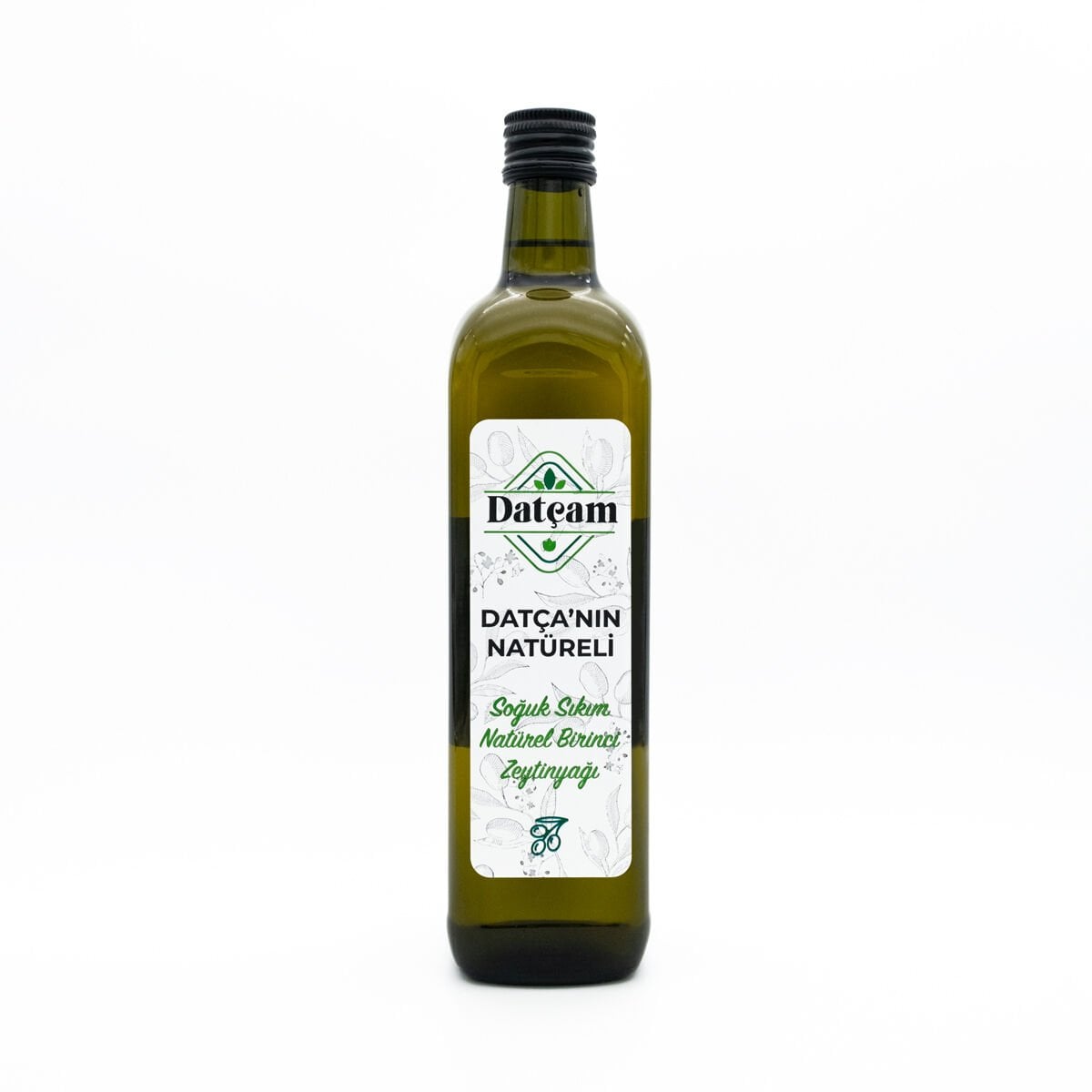 Datça\'nın Natüreli Soğuk Sıkım Zeytinyağı (Cam Şişe) 750 Ml
