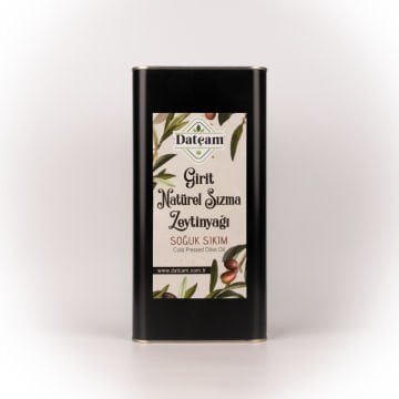 Girit Soğuk Sıkım Zeytinyağı 5 Lt