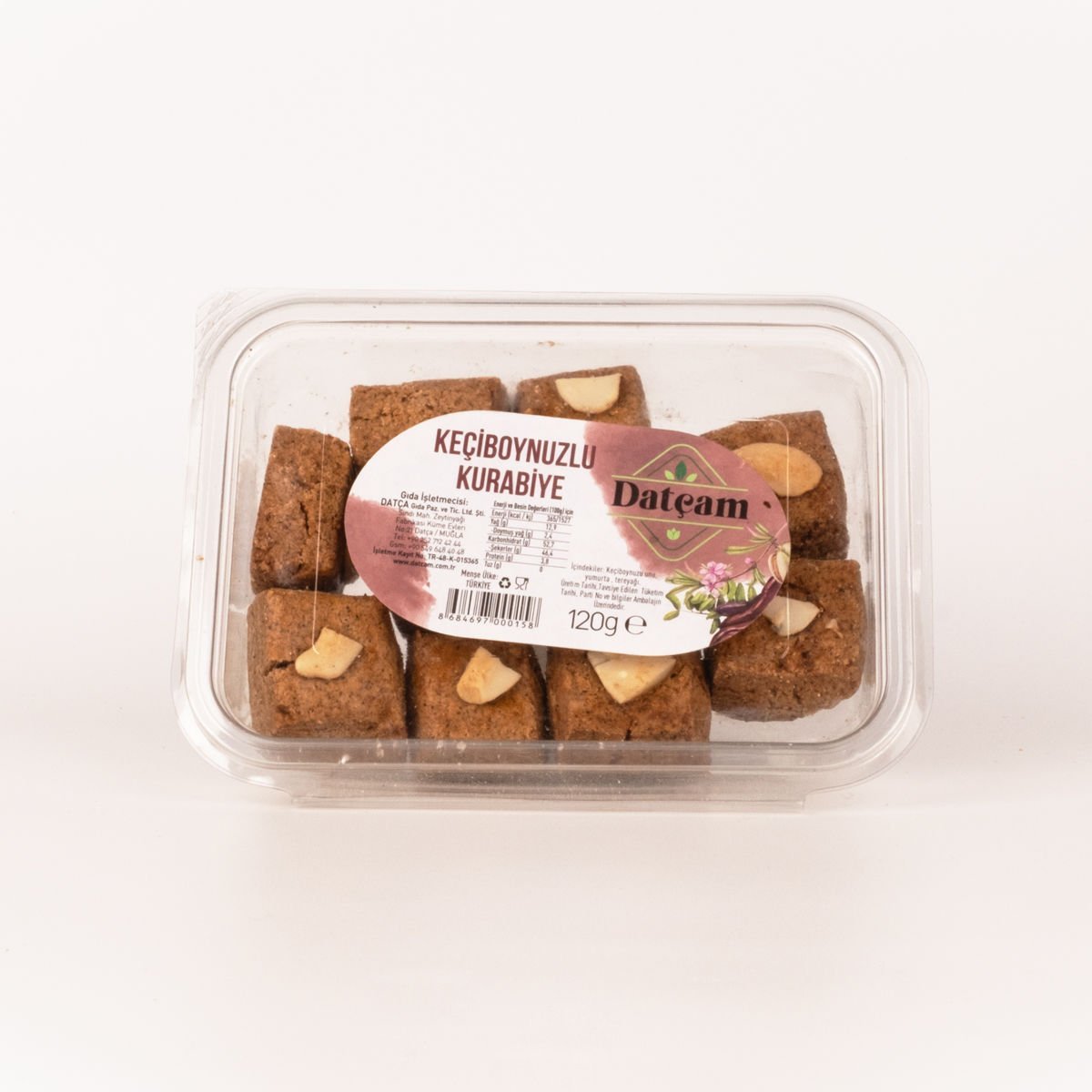 Keçiboynuzlu Kare Kurabiye 120gr