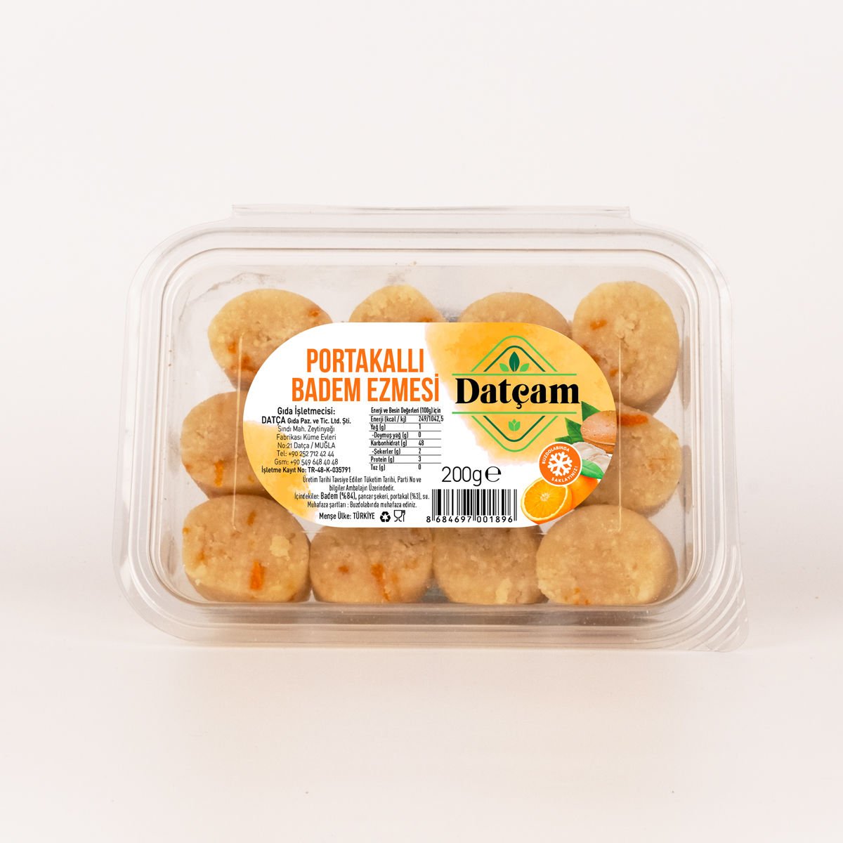 Portakallı Badem Ezmesi 200gr