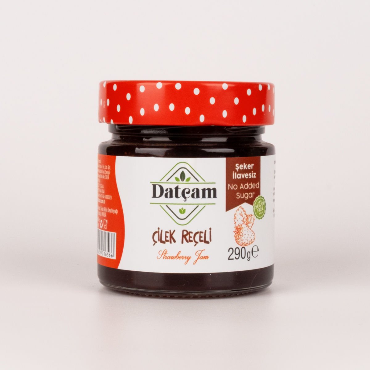 Şeker İlavesiz Çilek Reçeli 290gr
