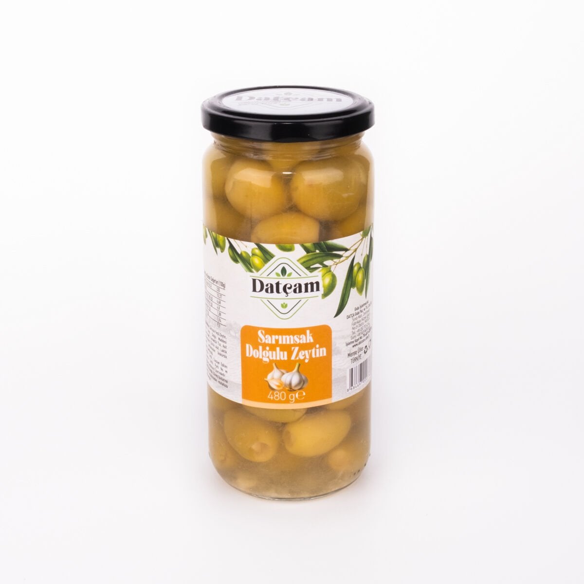 Sarımsak Dolgulu Zeytin 480gr
