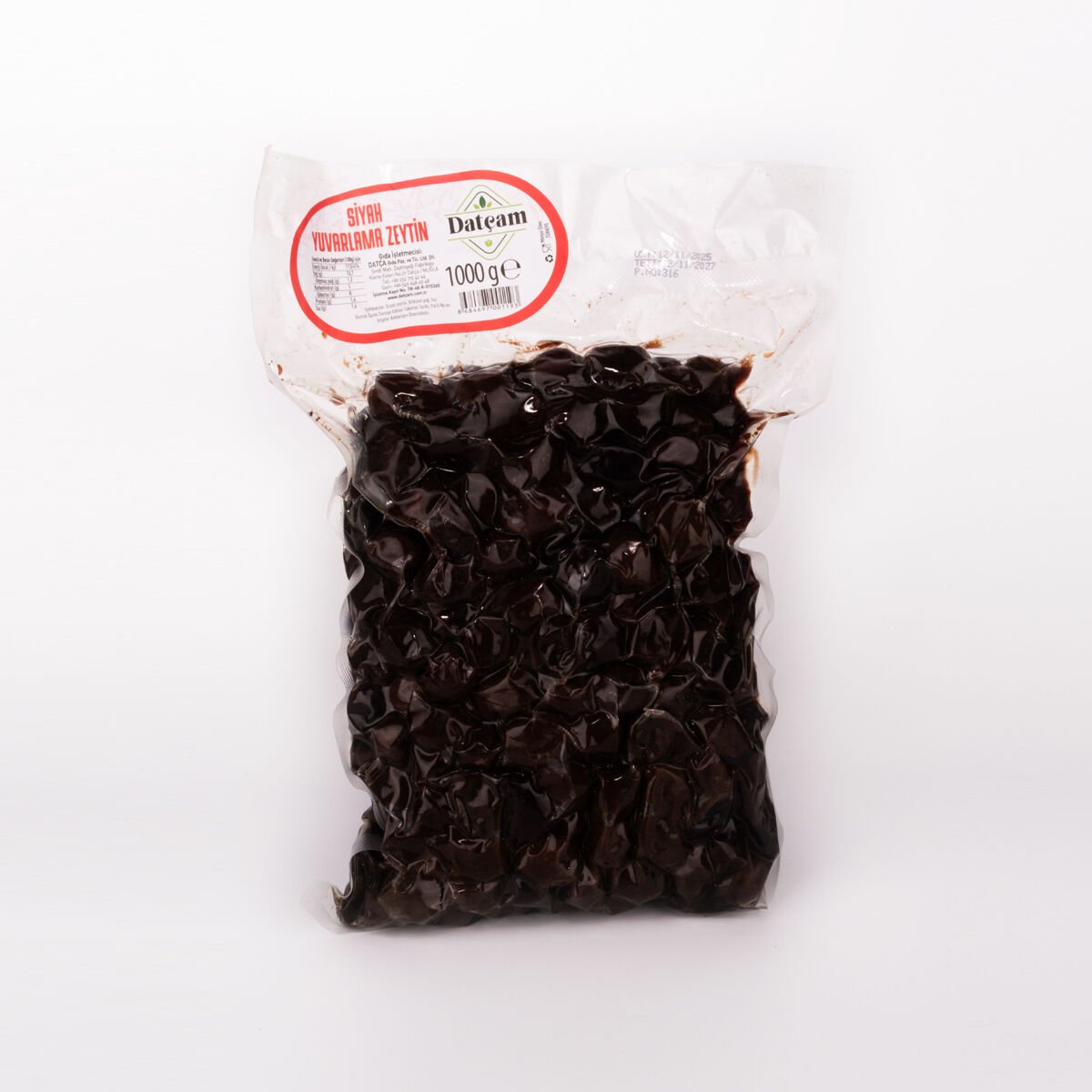 Siyah Yuvarlama Zeytin 1000gr