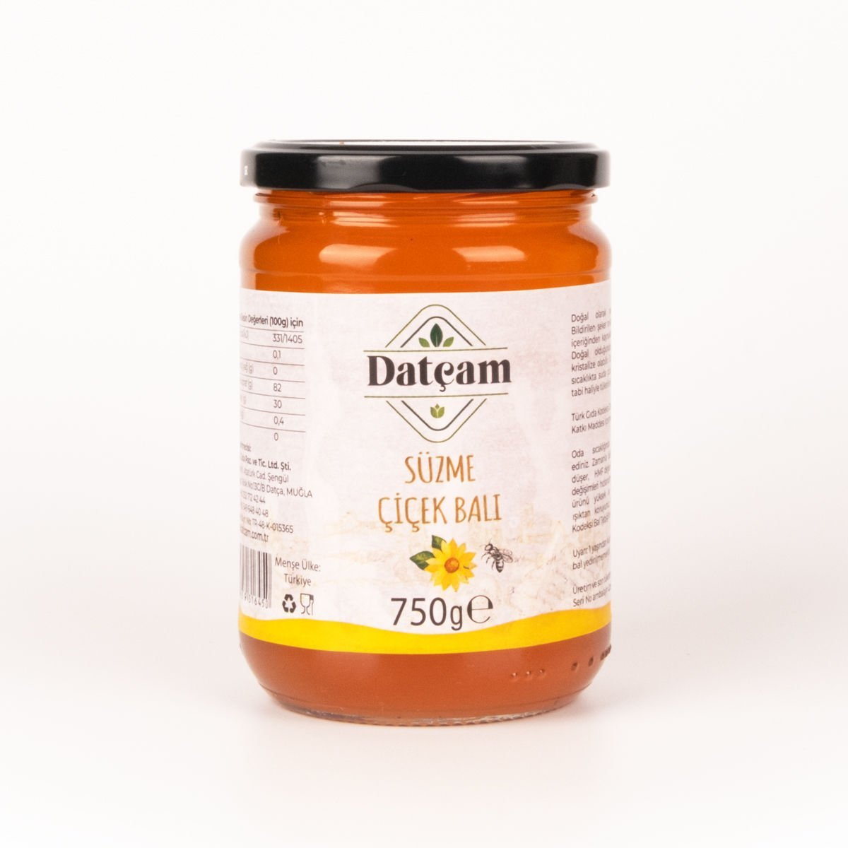Süzme Çiçek Balı 750gr
