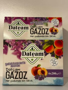 Şeftali & Lavanta Aromalı Datça Gazozu 200 ML 6'lı