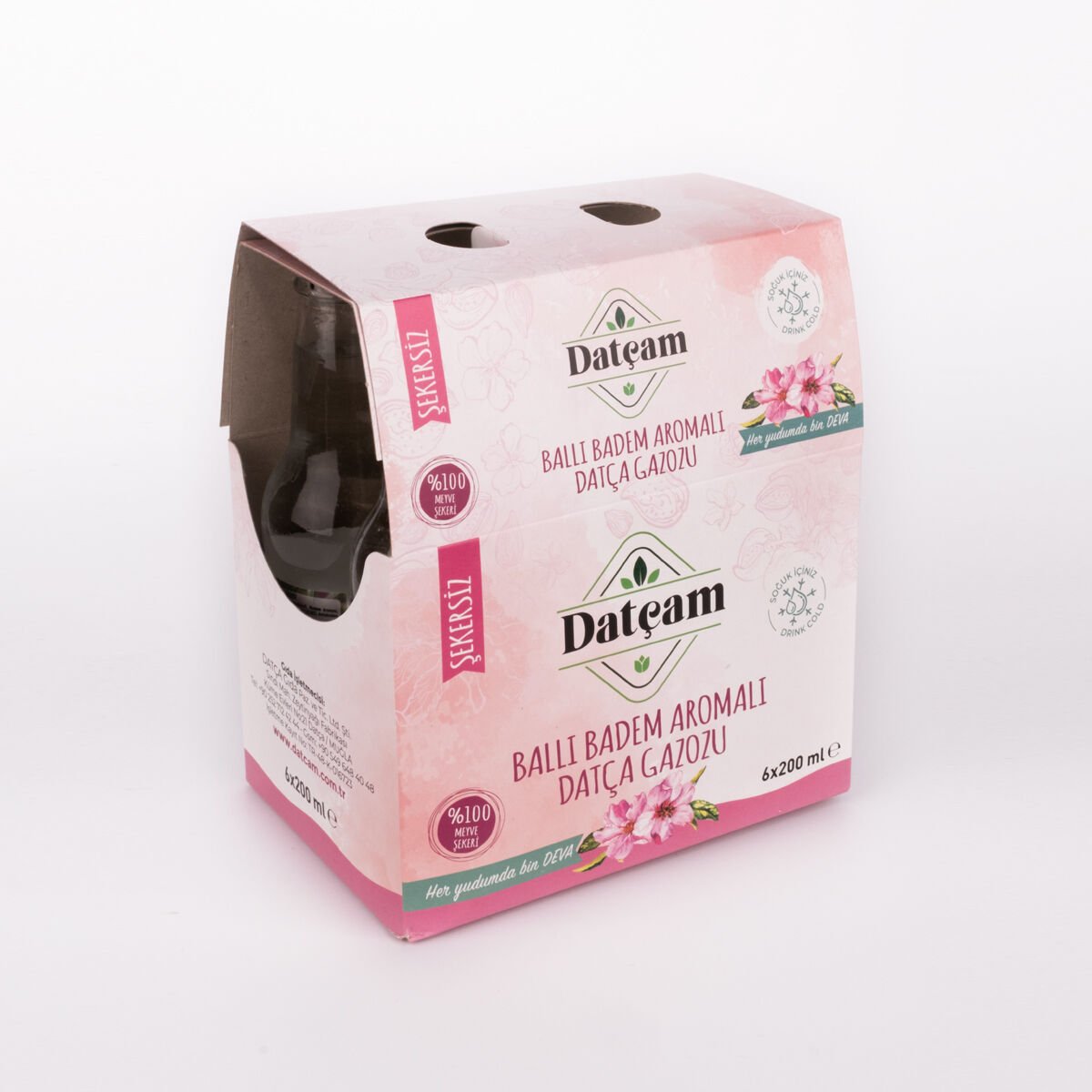 Ballı Badem Aromalı Datça Gazozu 200 ML 6'lı