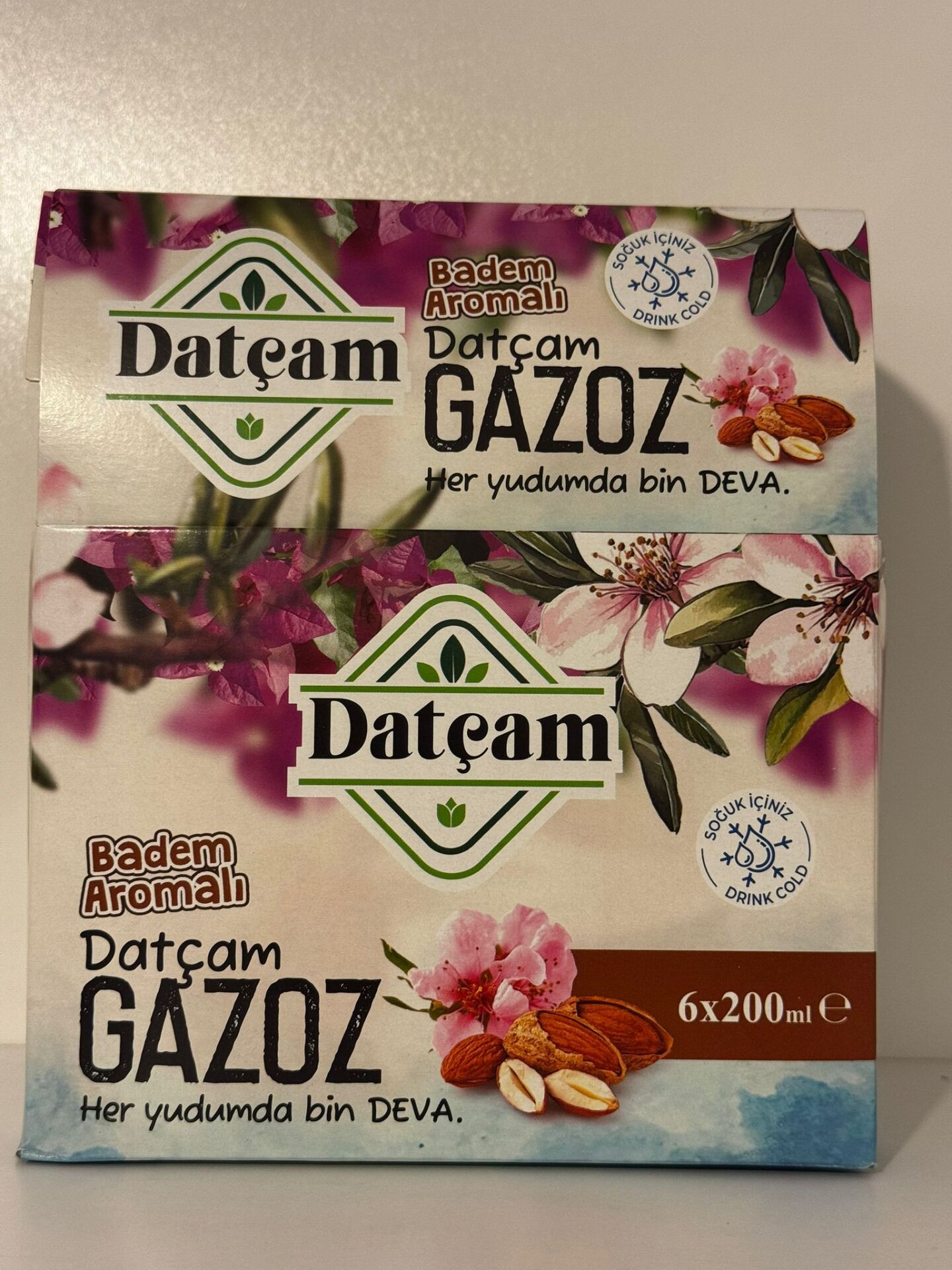 Badem Aromalı Datçam Gazozu 200 ML 6'lı
