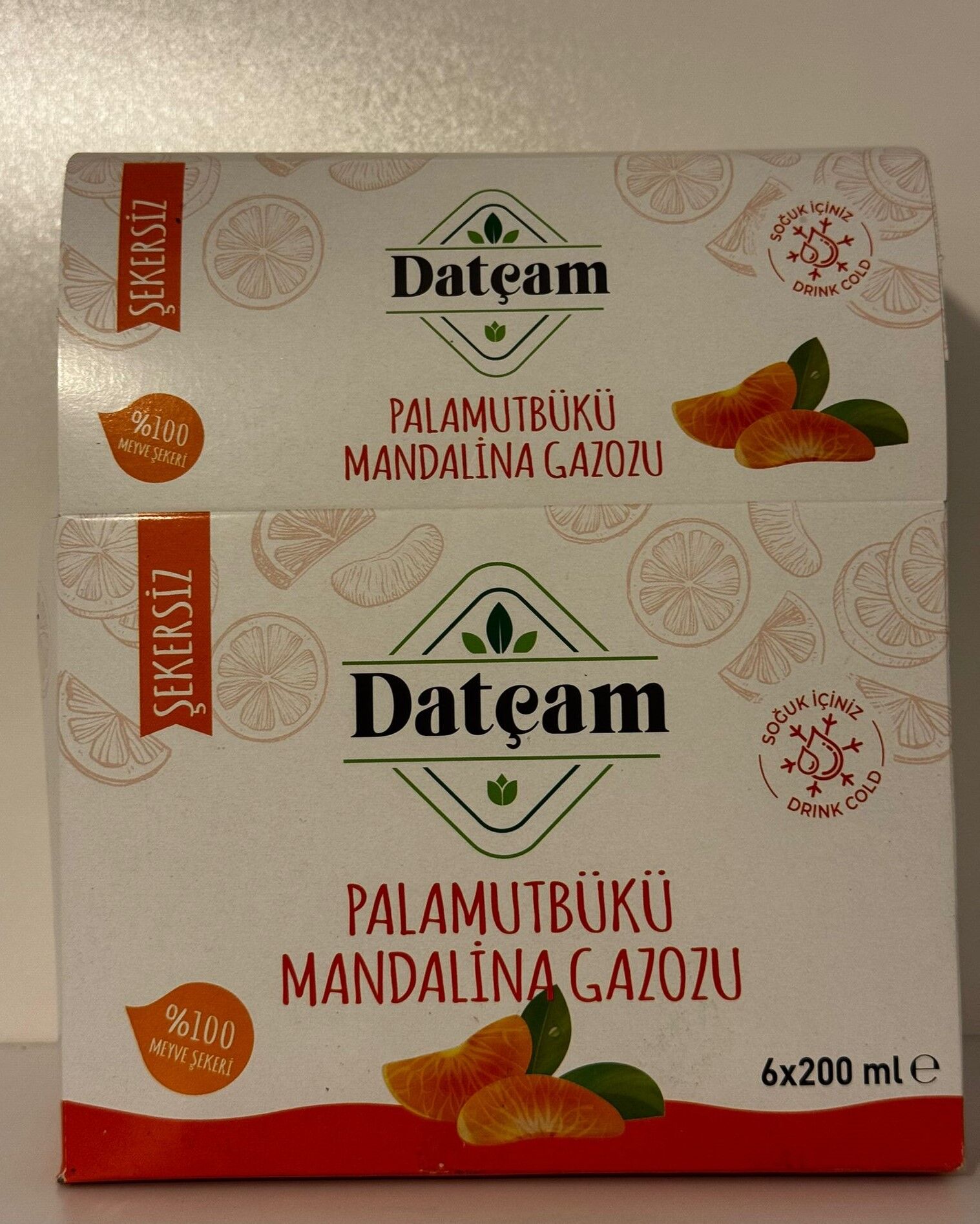 Mandalina Gazozu 200 ML 6'lı