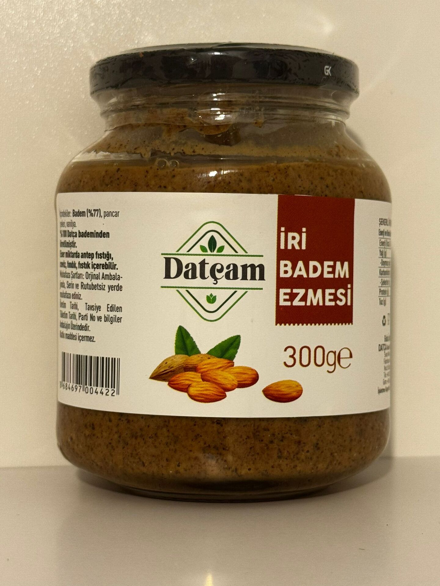 İri Badem Ezmesi (Şekerli) 300gr
