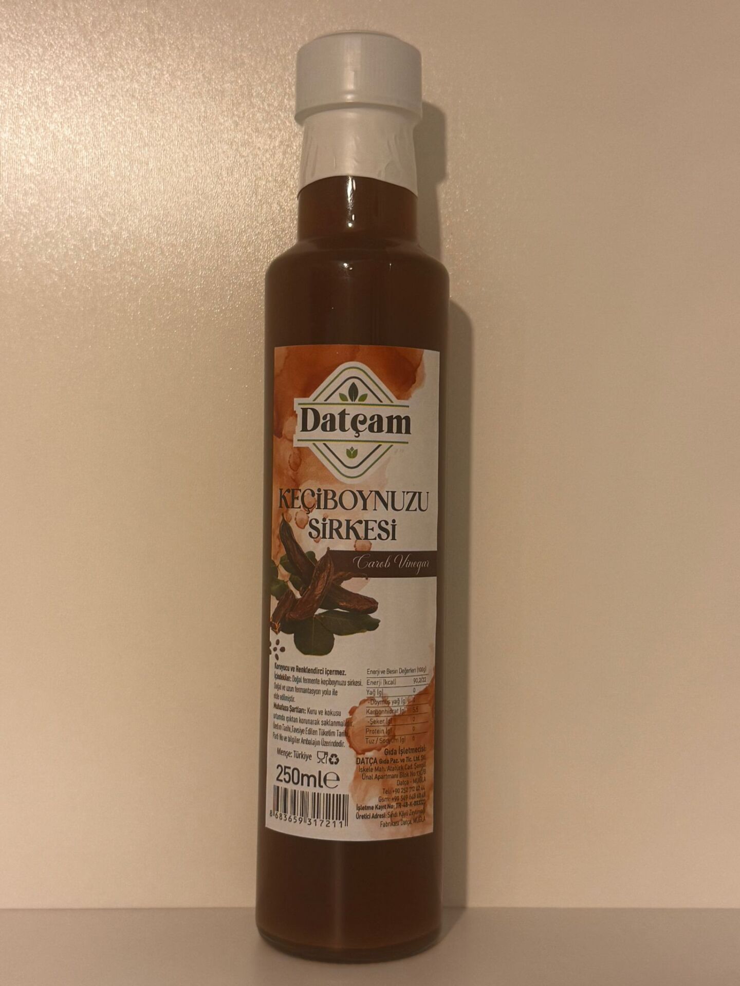 Keçiboynuzu Sirkesi 250Ml