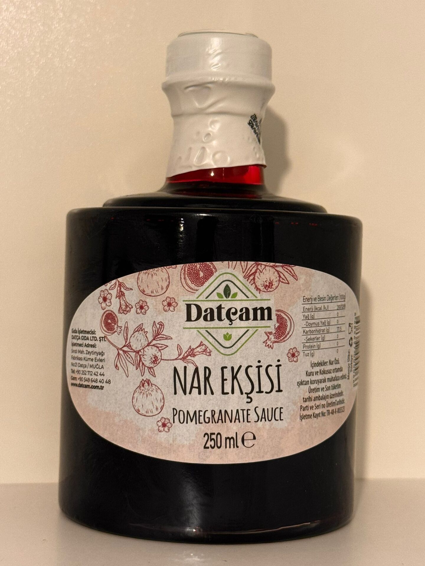 Nar Ekşisi Kule Şişe 250 Ml