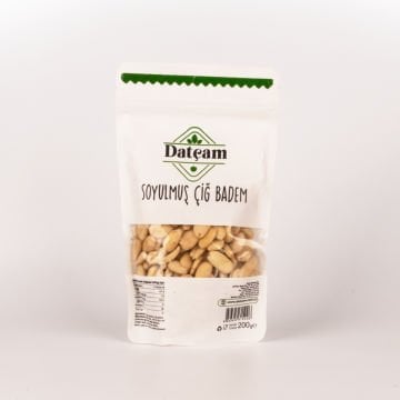 Soyulmuş Çiğ Badem 200gr